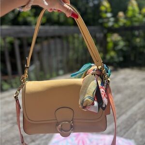 Coach butter Yellow soft tabby  Bag